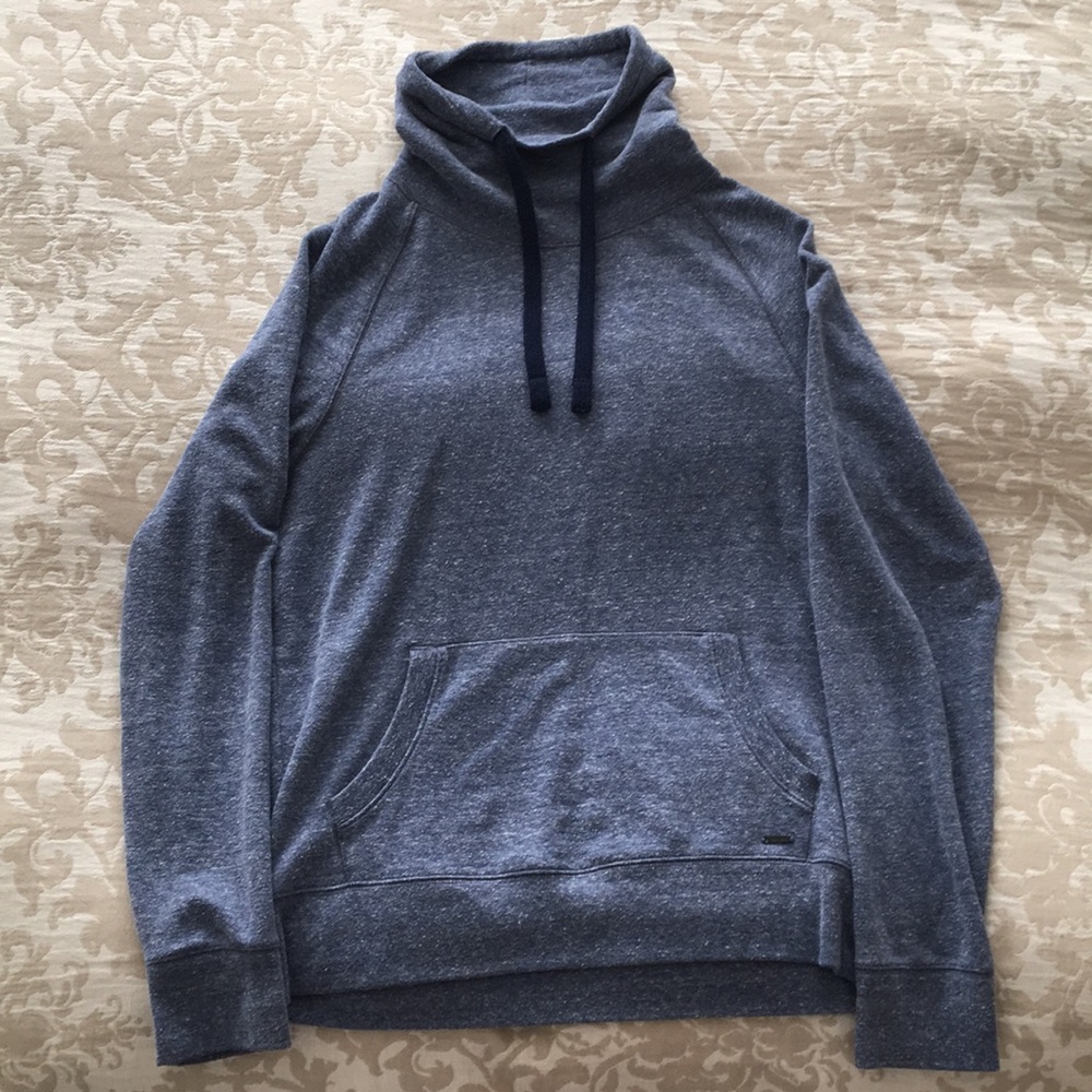 Express Fleece Funnel Neck Popover Sweatshirt